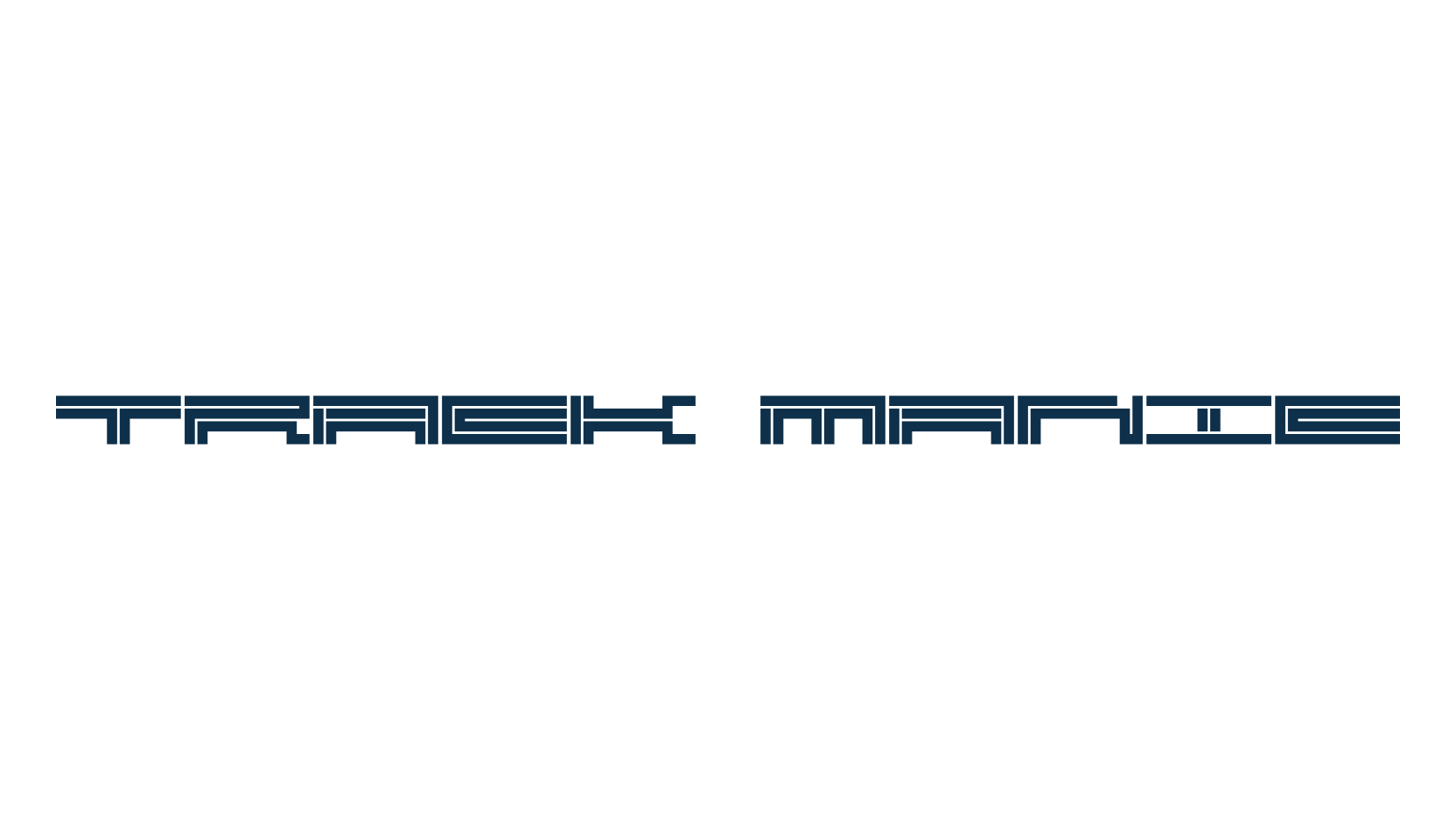 Track Manic, square font preview