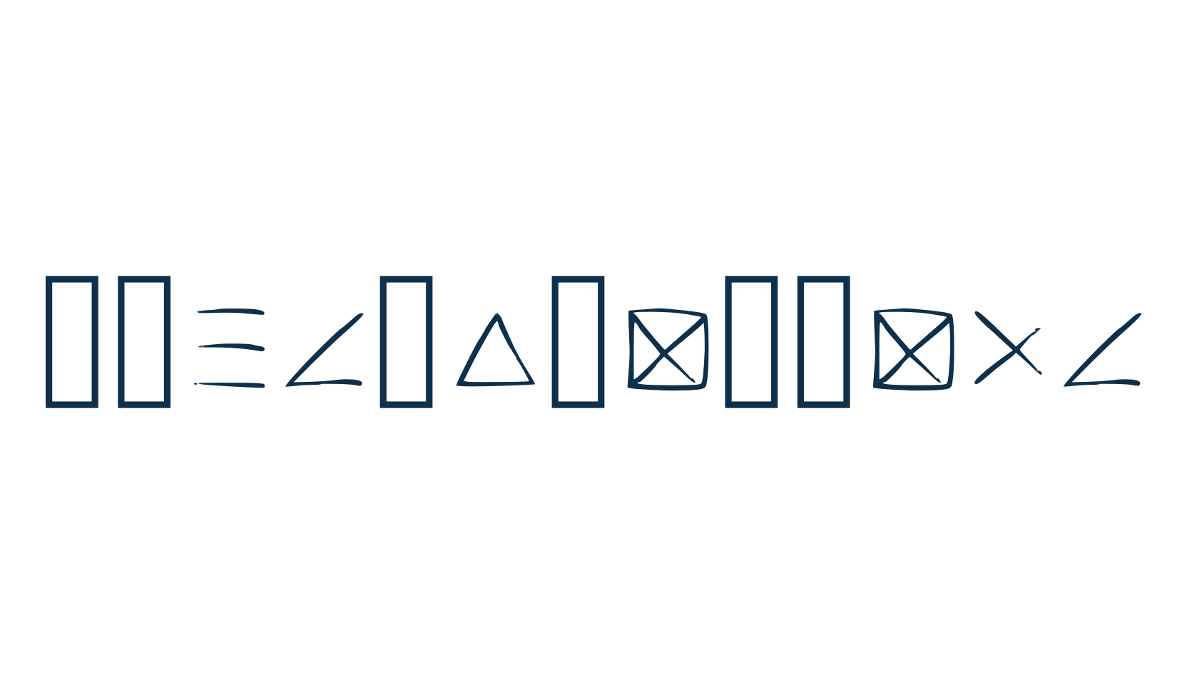 Transcription, fancy decorative font preview