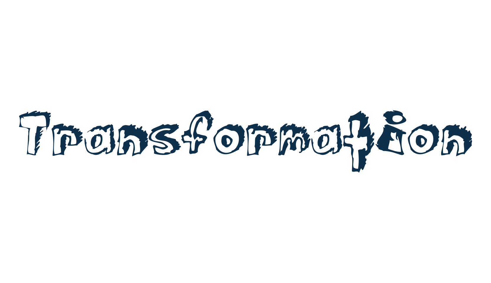 Transformation (transformation), script trash fancy decorative calligraphy font preview