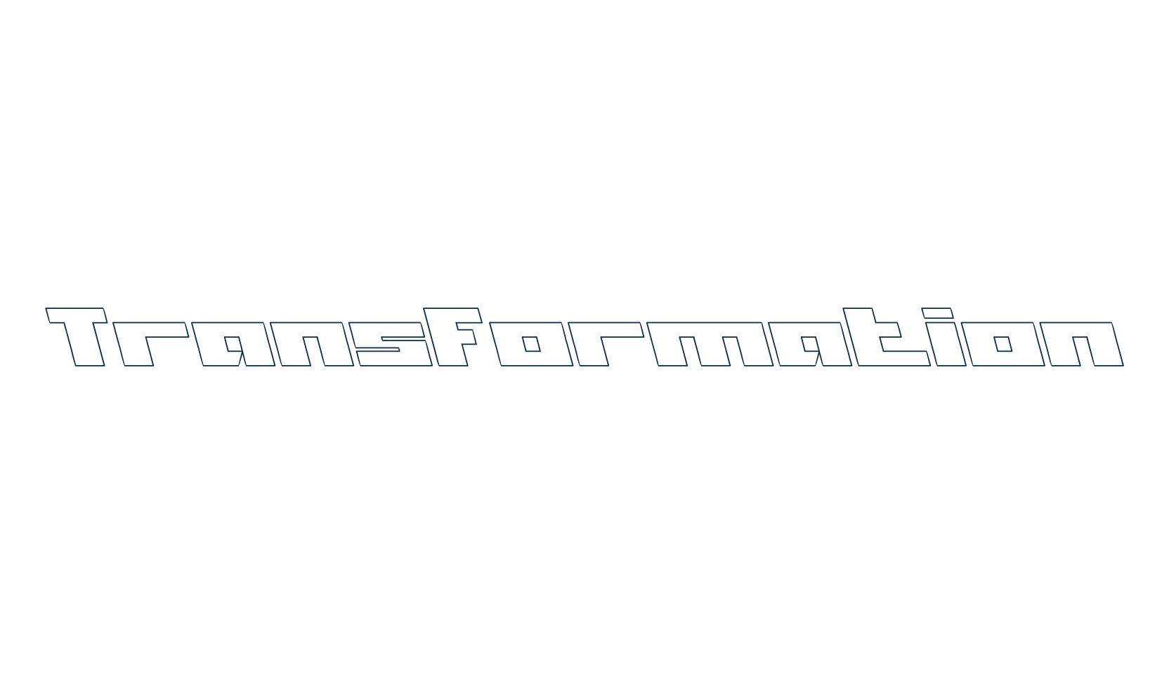 Transformation, fancy various techno sci-fi font preview