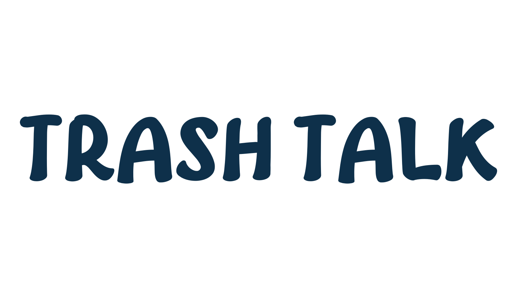 Trash Talk, fancy various decorative font preview