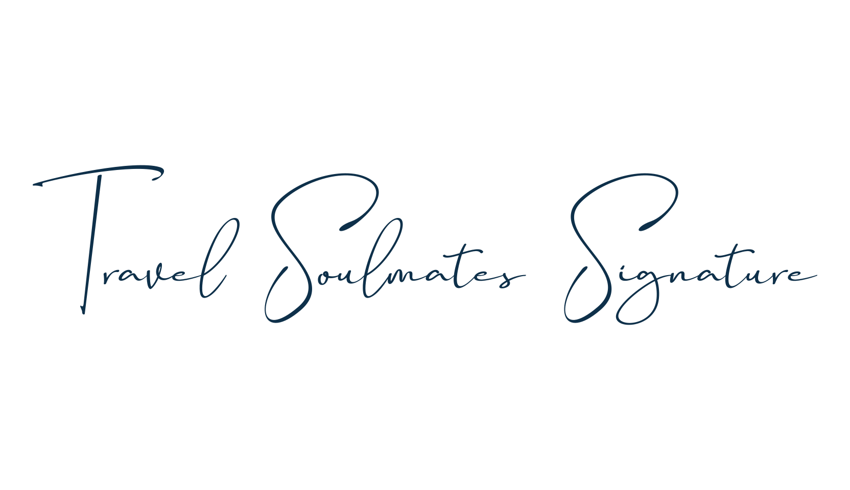 Travel Soulmates Signature, handwriting font preview