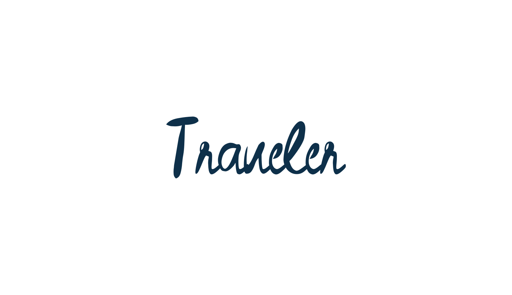 Traveler, script handwritten fancy decorative calligraphy font preview