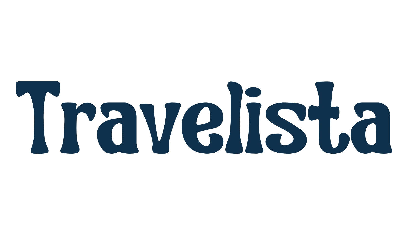 Travelista, fancy groovy decorative font preview