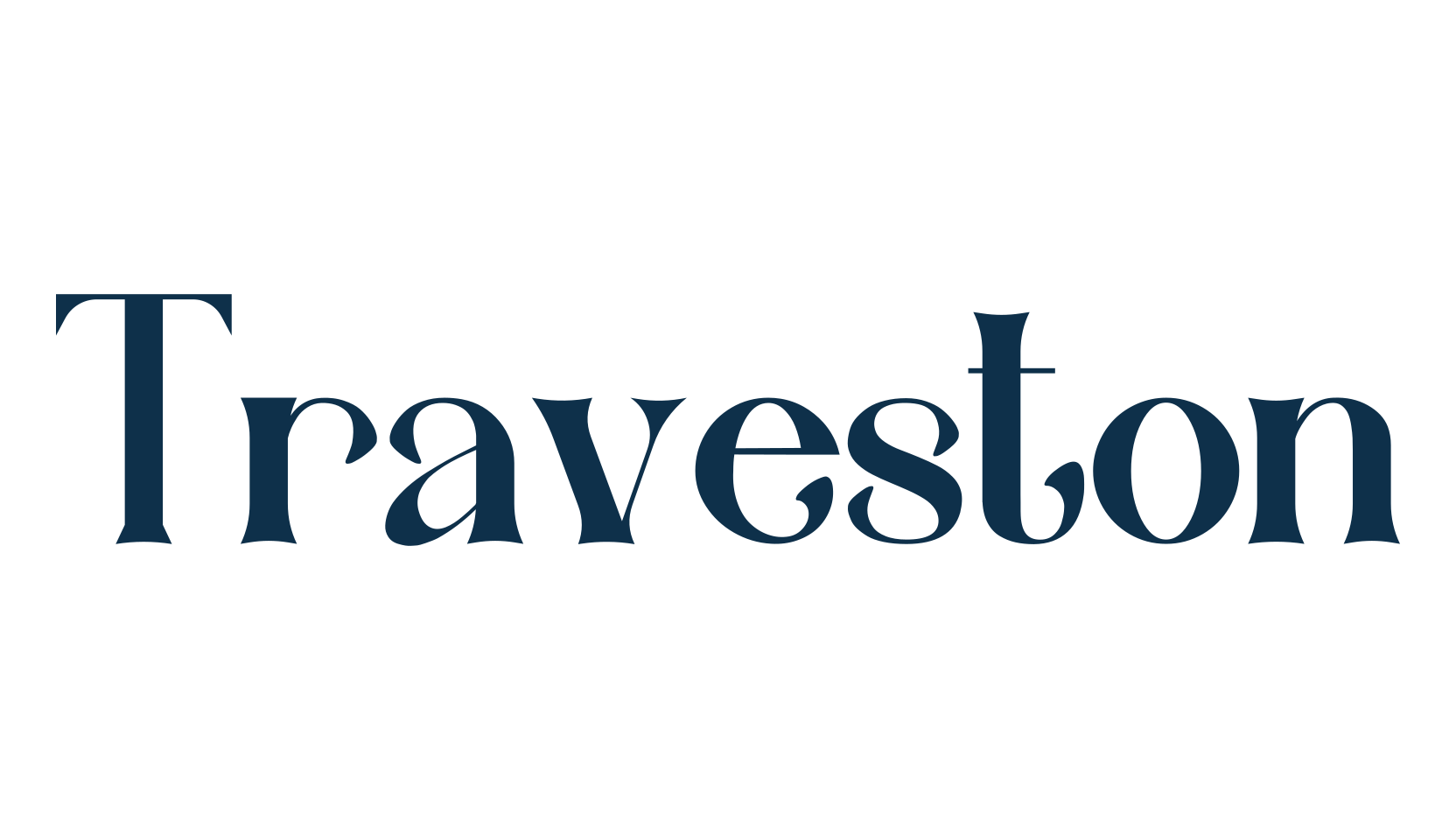 Traveston, basic serif font preview