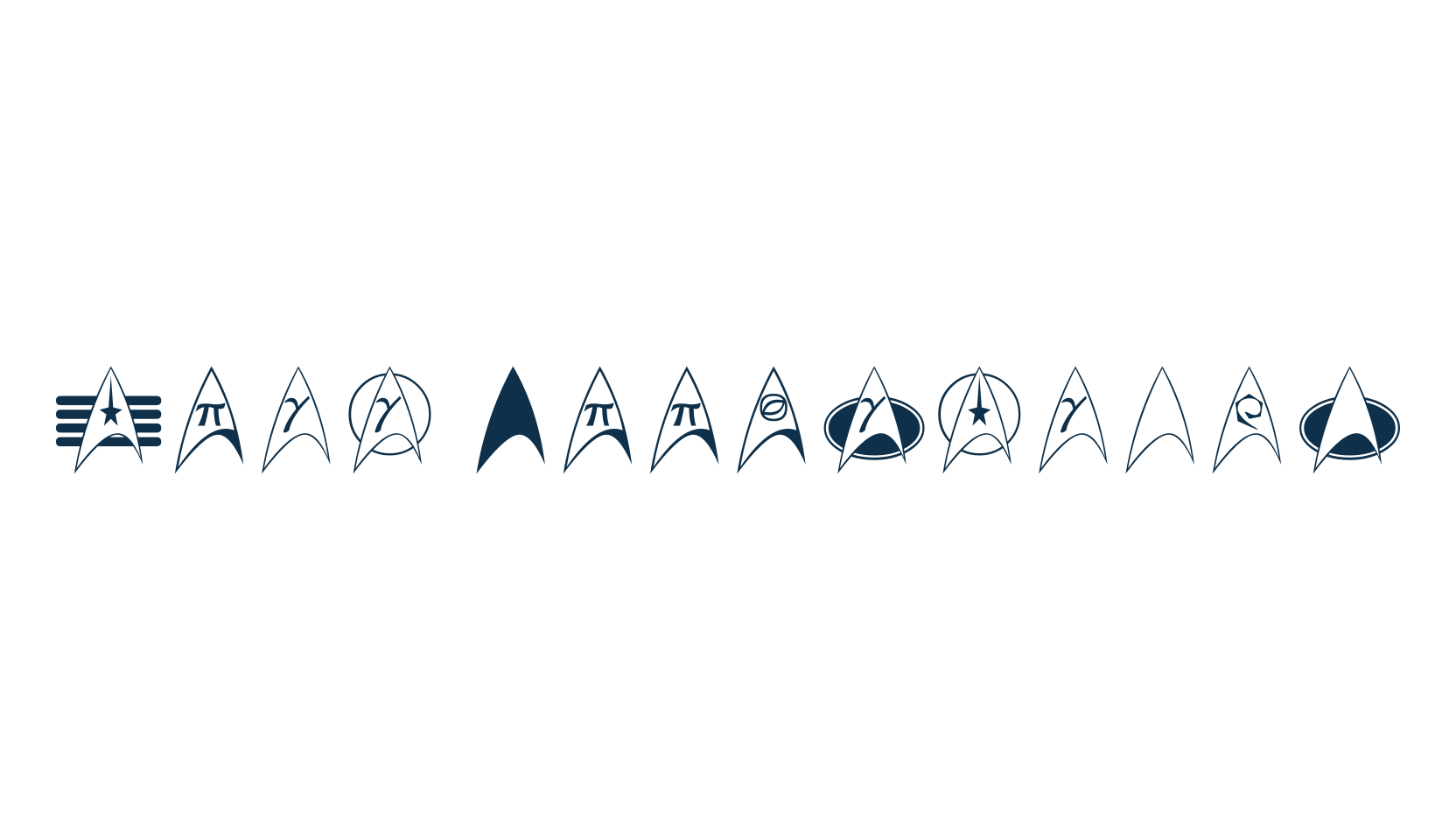 Trek Arrowheads, display market font preview