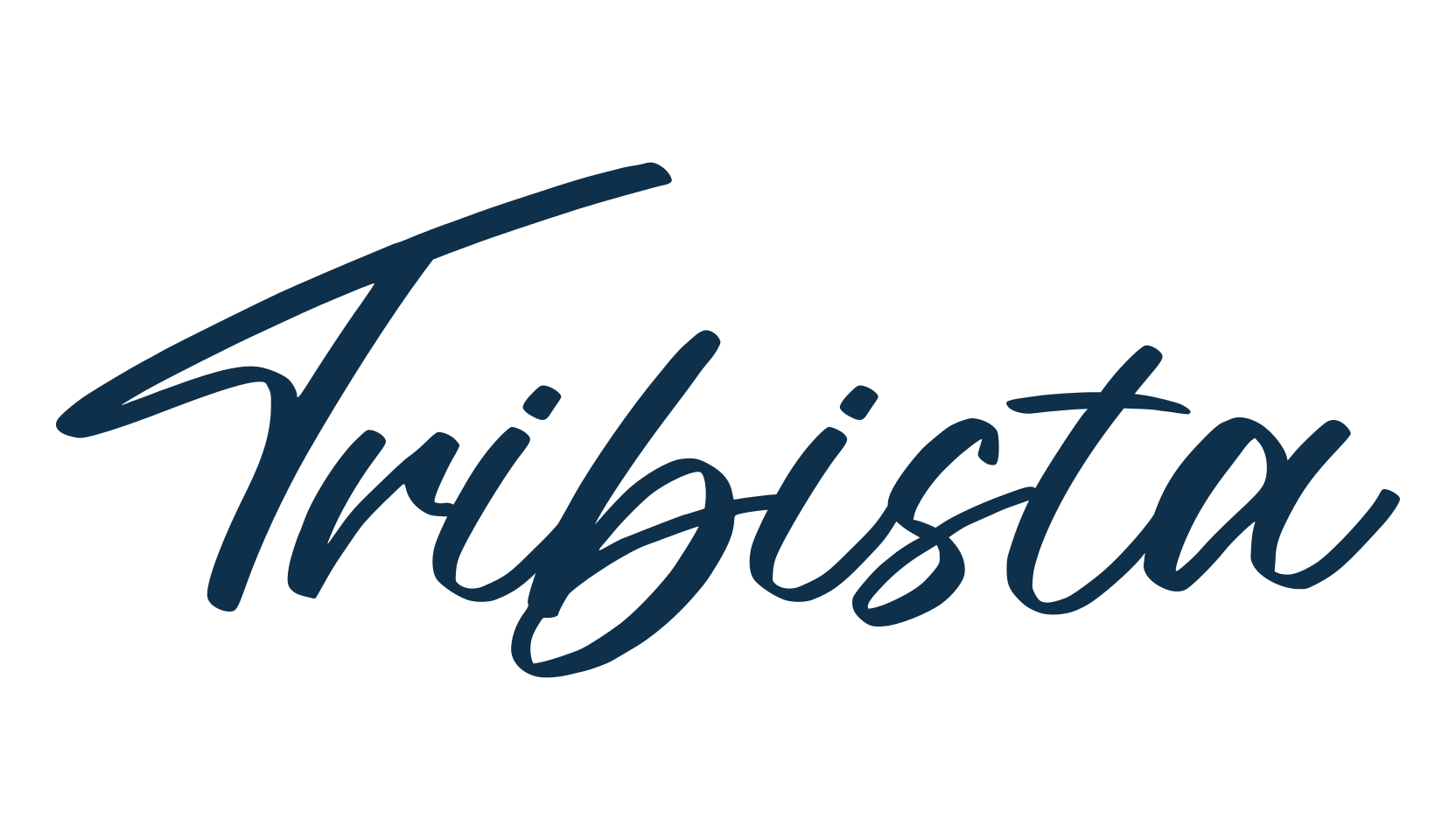 Tribista, handwriting font preview