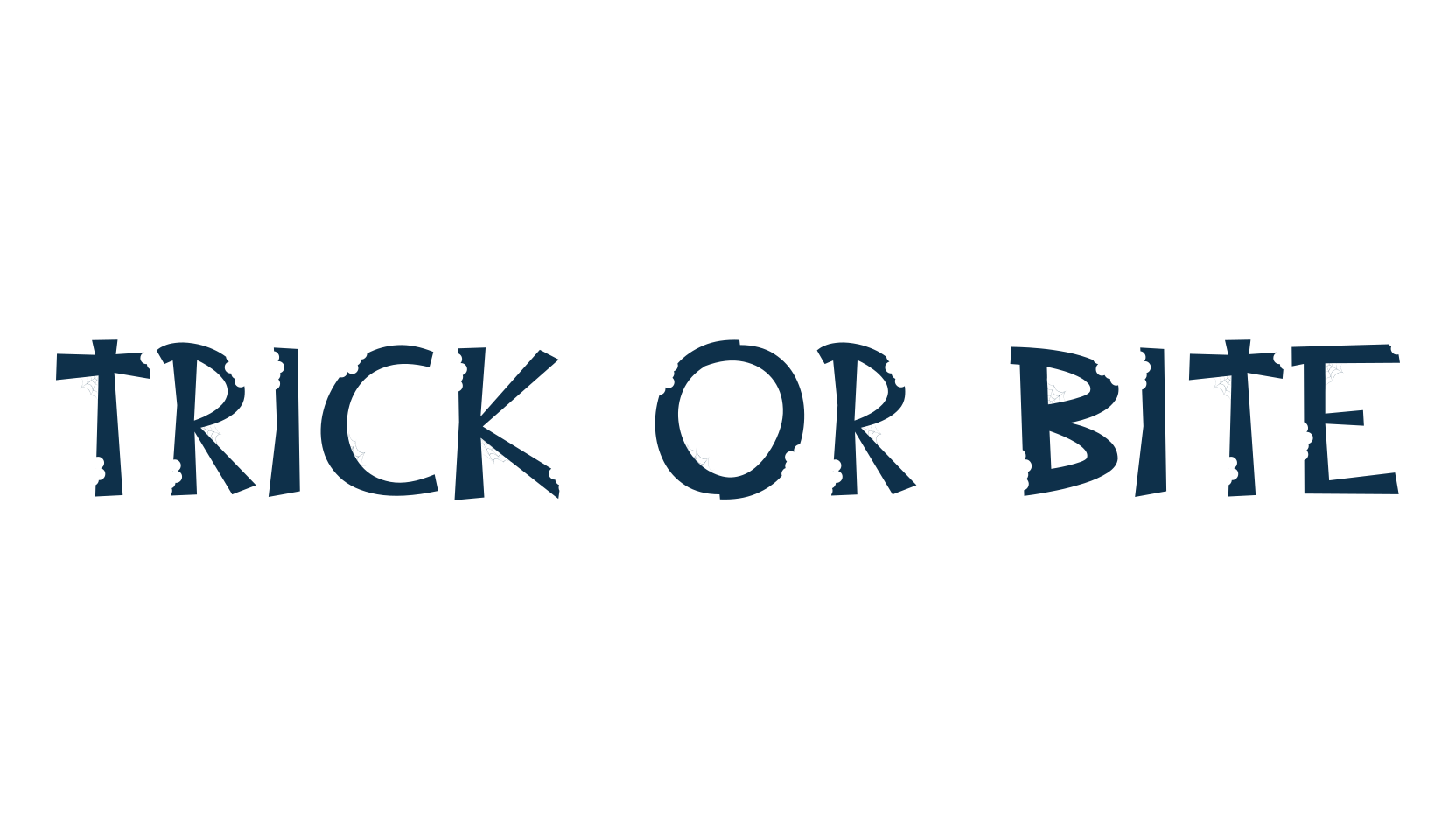 Trick or Bite, fancy decorative font preview