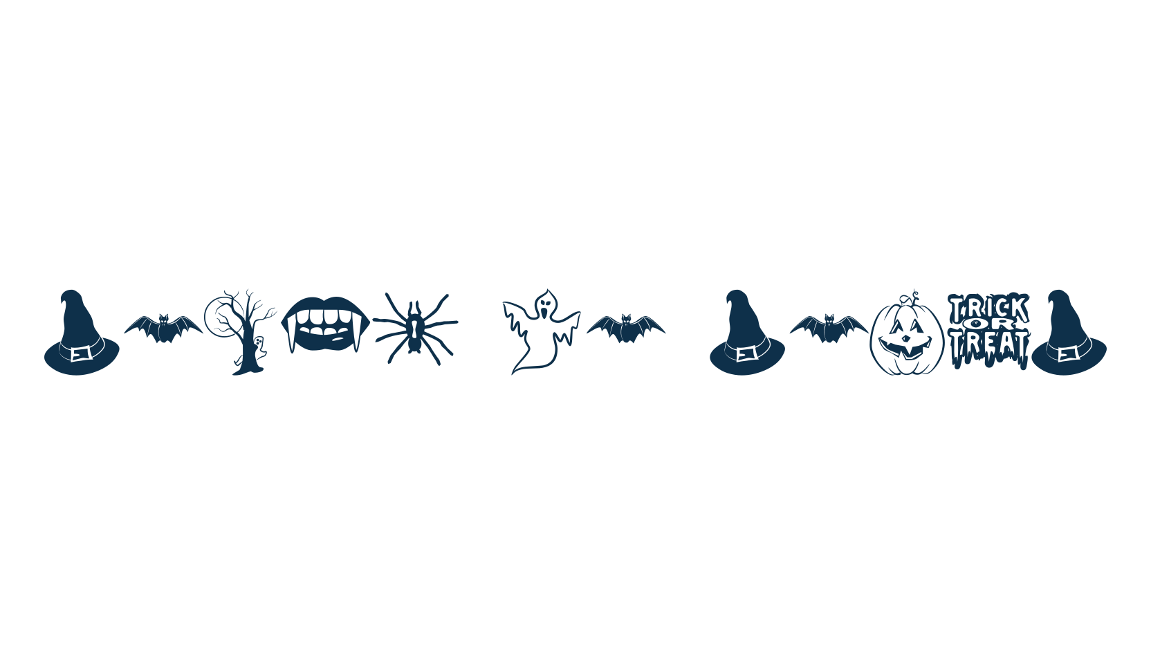 Trick or Treat (trick-or-treat), fancy decorative font preview