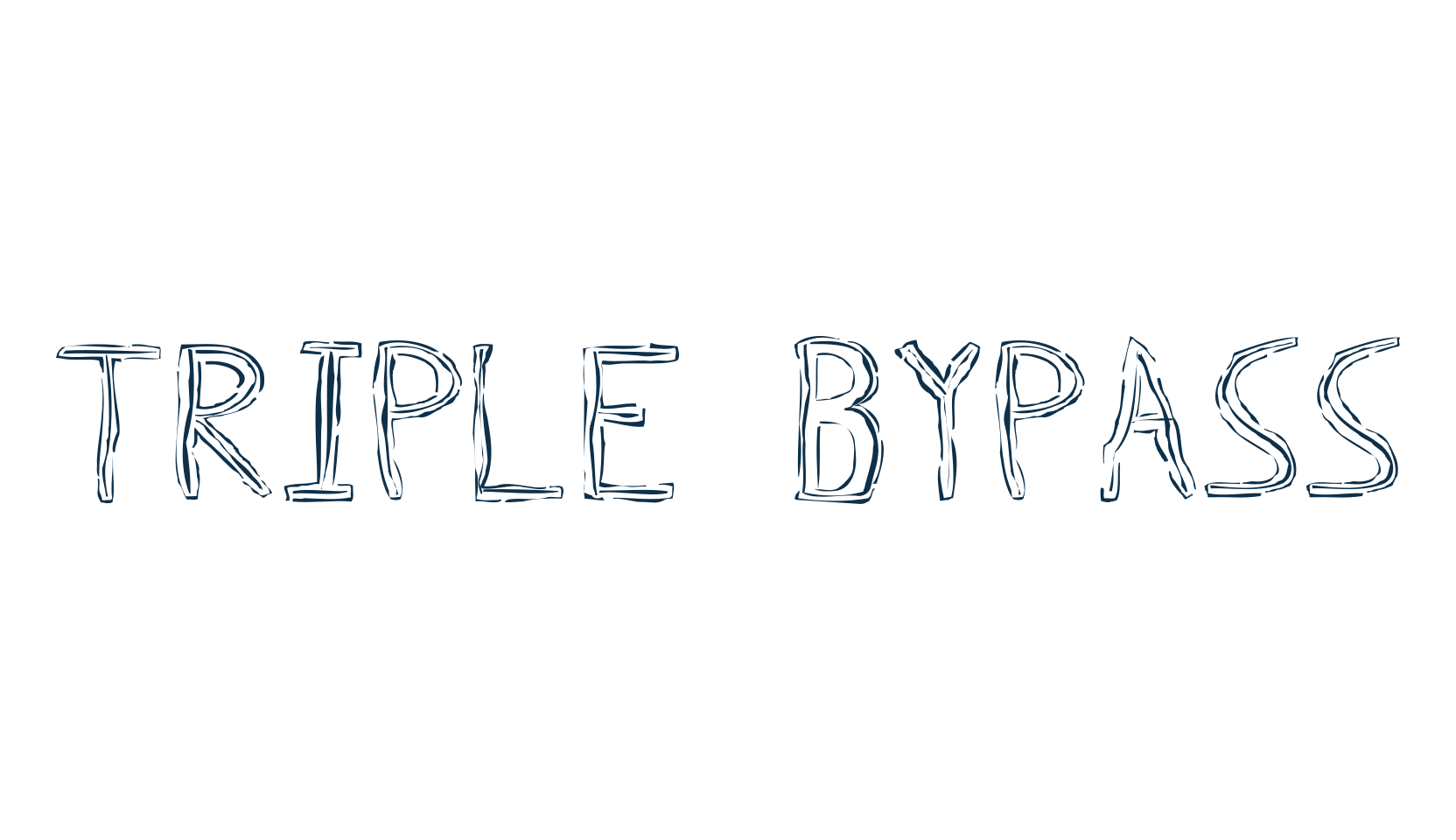 Triple Bypass, various font preview