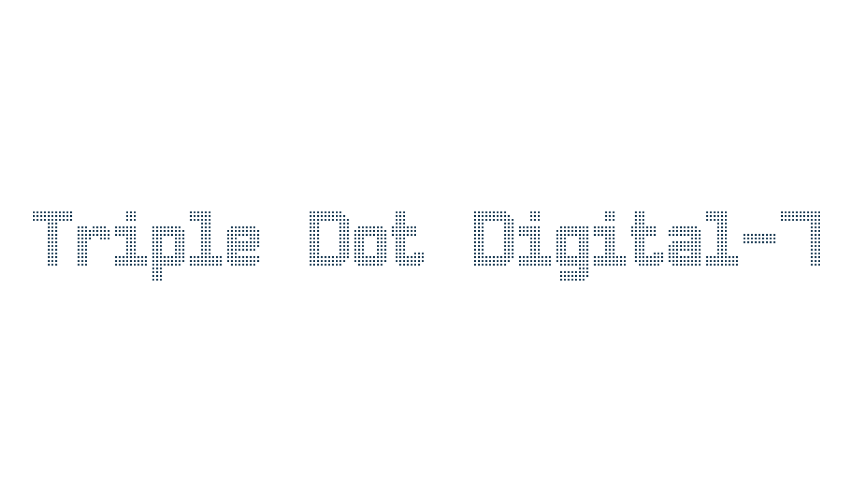 Triple Dot Digital-7, lcd font preview