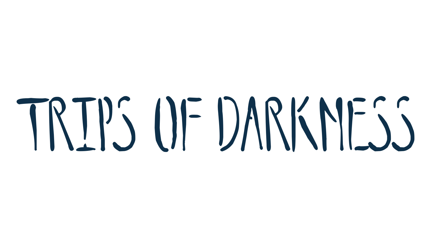 Trips of Darkness, fancy various decorative script calligraphy font preview