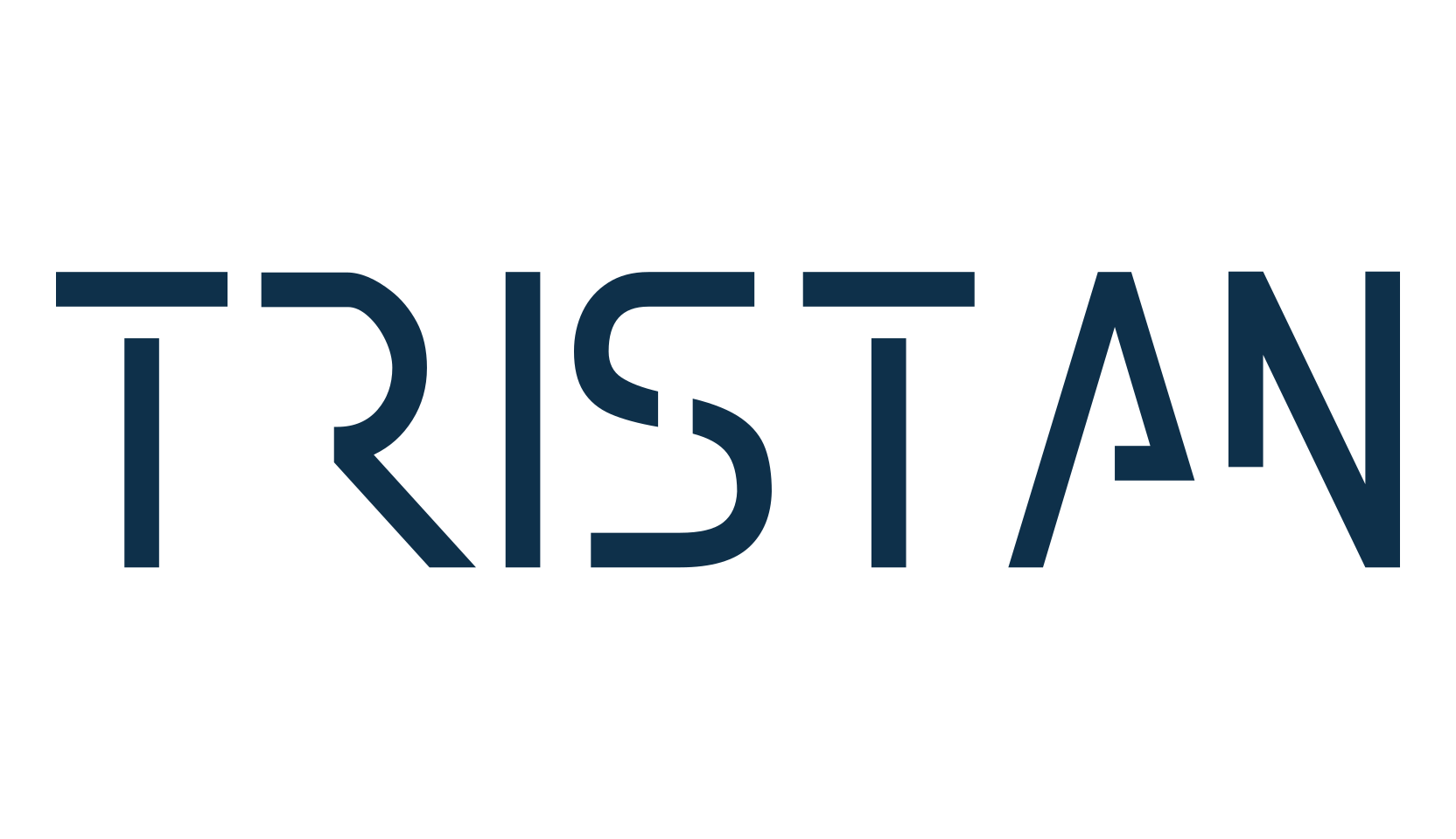 Tristan, techno sci-fi font preview