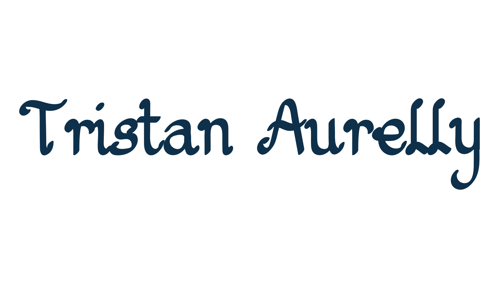 Tristan Aurelly, fancy decorative font preview