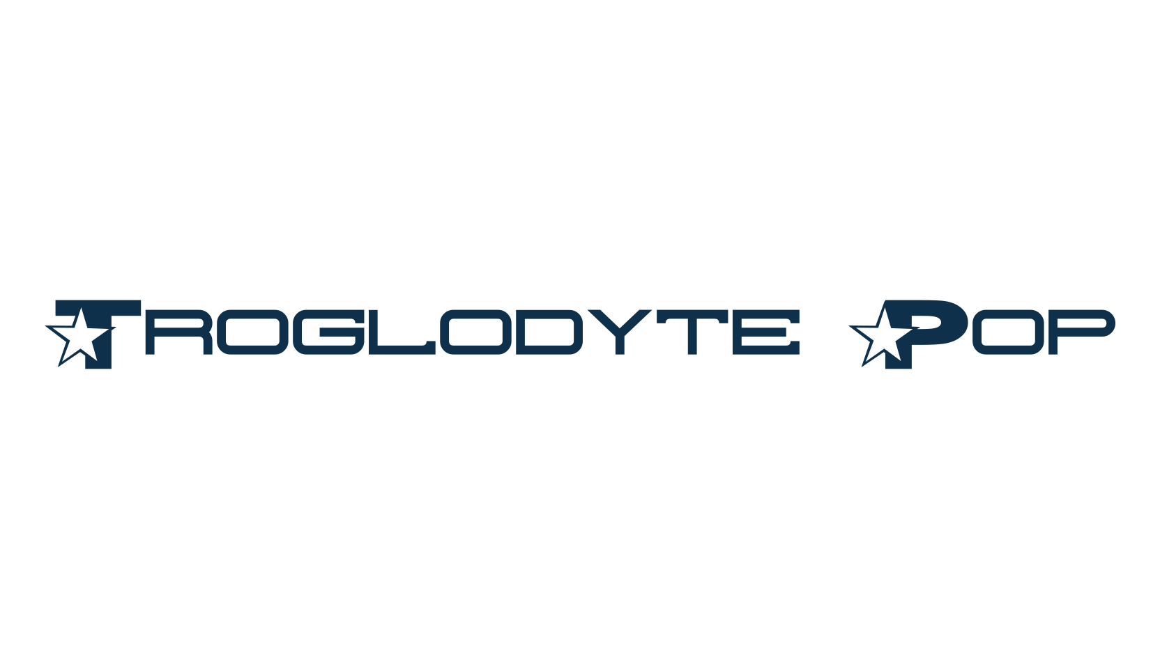 Troglodyte Pop, fancy various techno sci-fi font preview