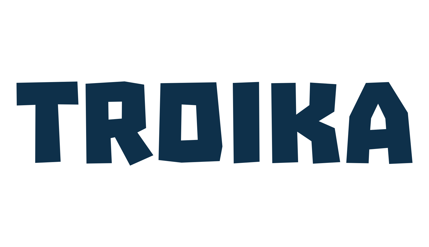 Troika, russian font preview