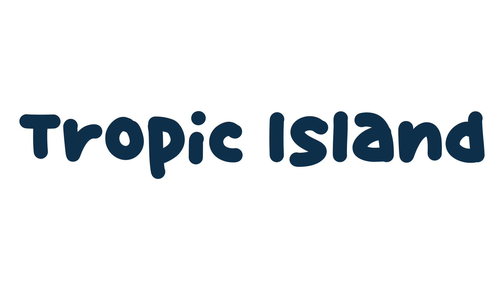 Tropic Island, script handwritten fancy decorative calligraphy font preview