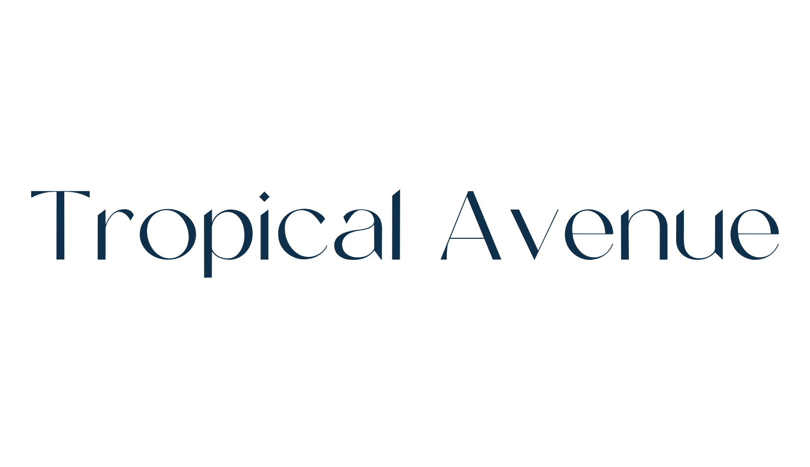 Tropical Avenue, basic sans serif font preview