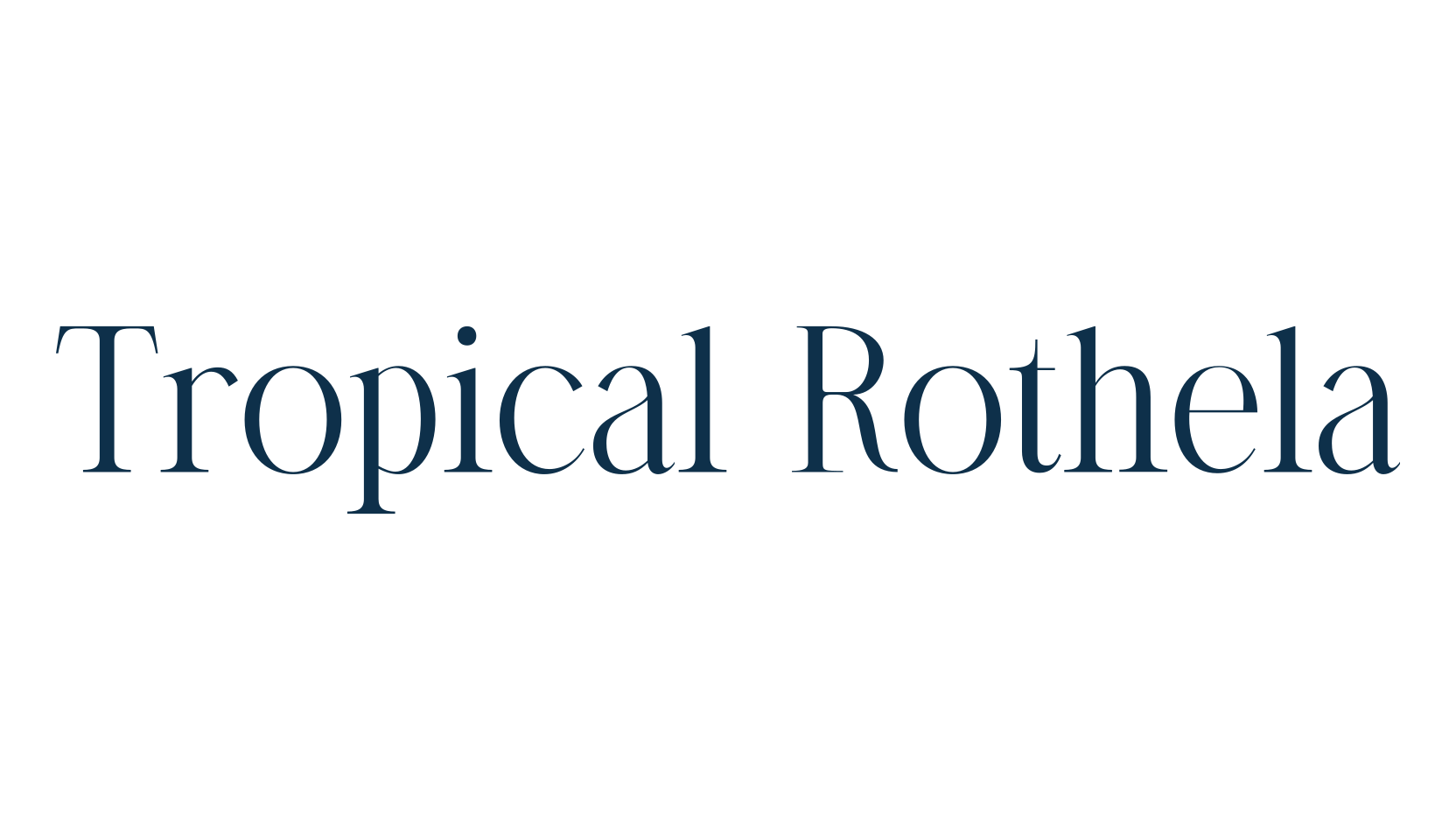 Tropical Rothela, serif font preview