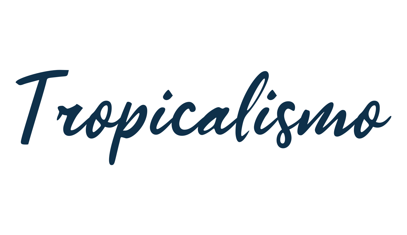 Tropicalismo, script handwritten fancy decorative calligraphy font preview
