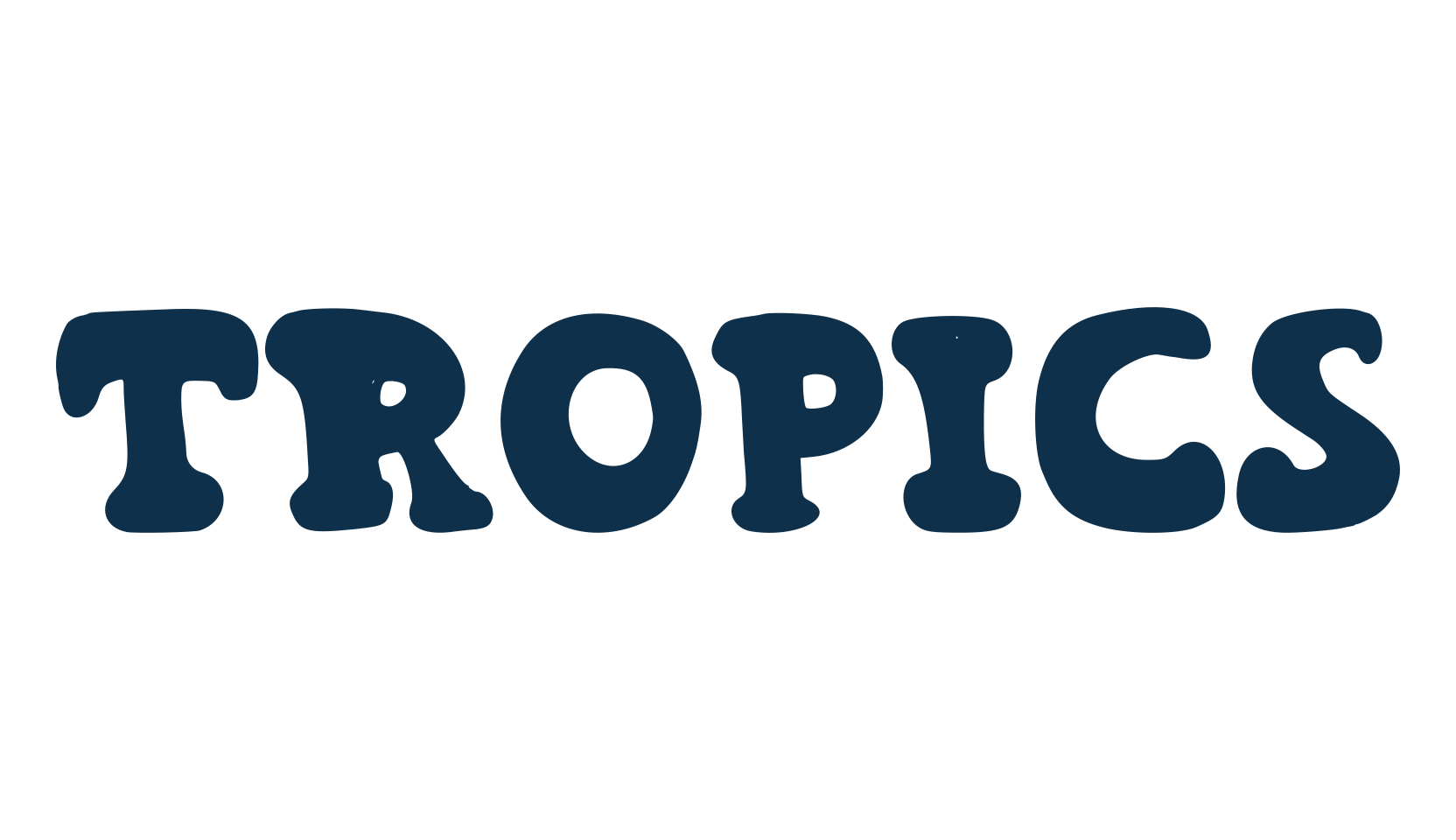 Tropics, fancy cartoon decorative font preview