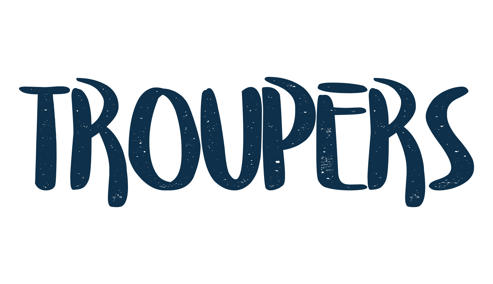 Troupers, fancy various decorative script calligraphy font preview