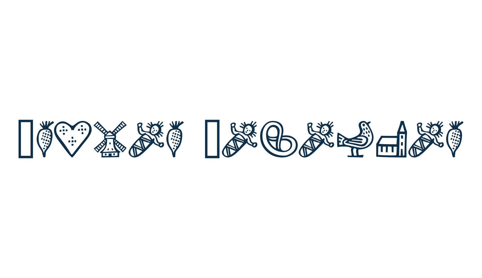 Troyer December, fancy decorative font preview