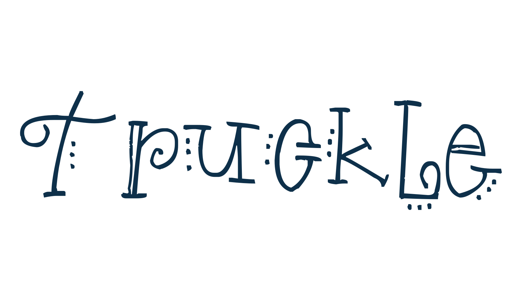 Truckle, curly font preview