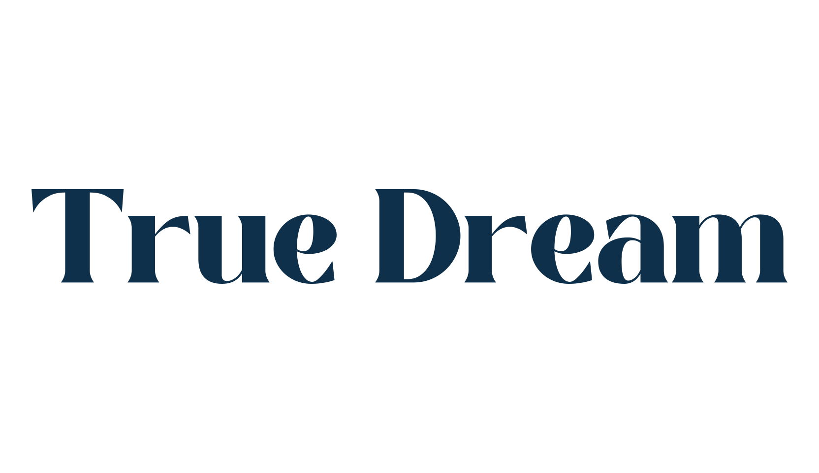 True Dream, basic serif font preview