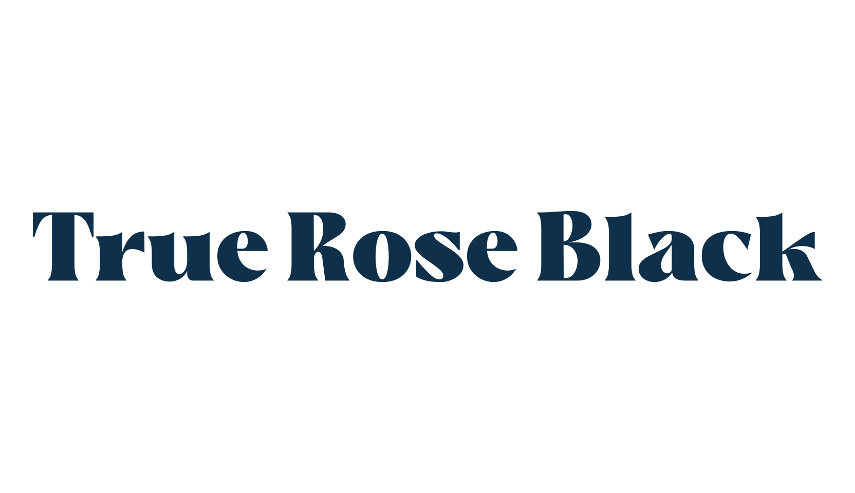 True Rose Black, retro font preview
