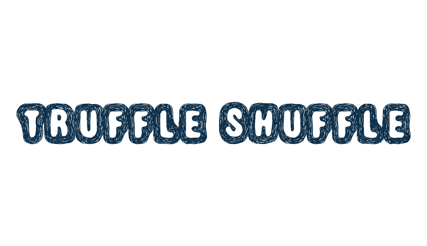 Truffle Shuffle, fancy various decorative font preview