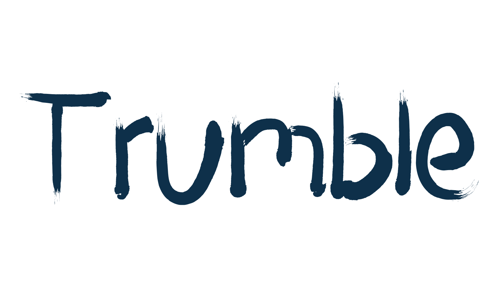 Trumble, script brush fancy decorative calligraphy font preview
