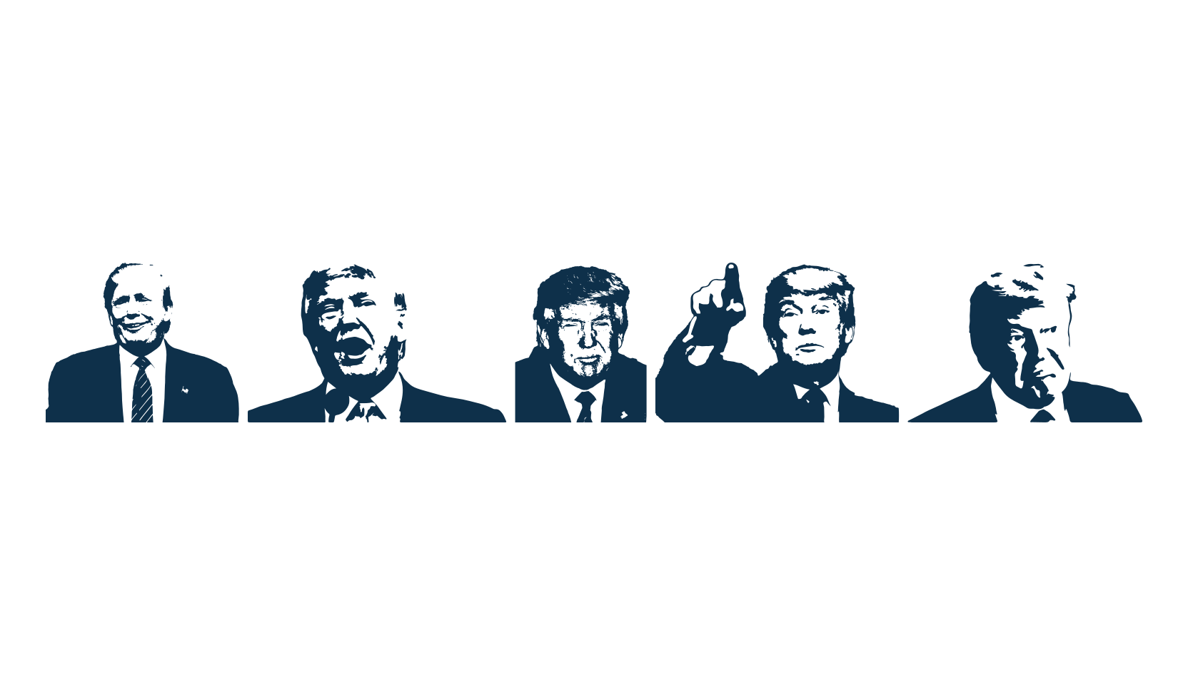 Trump, fancy decorative font preview