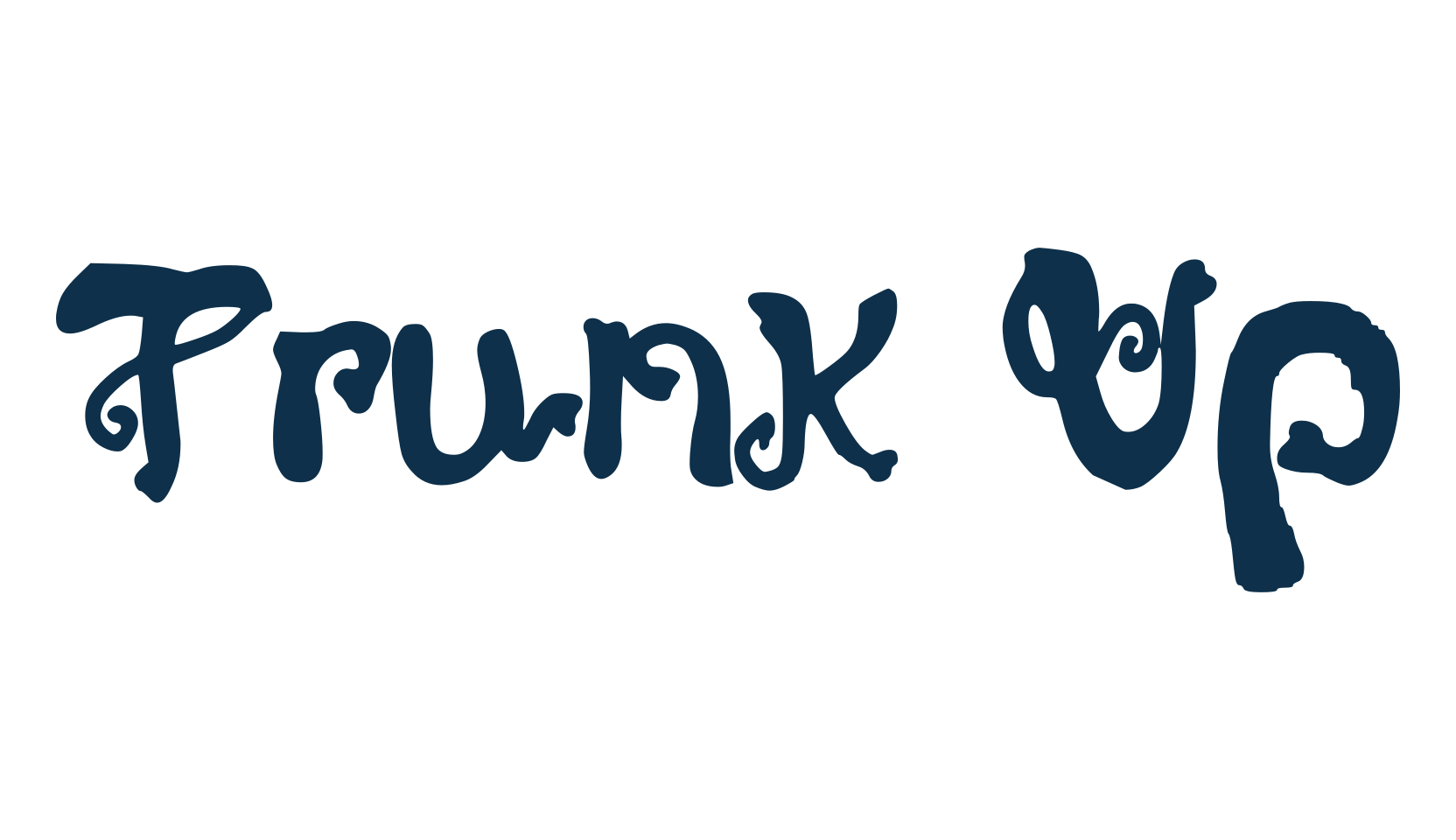 Trunk Up, various font preview