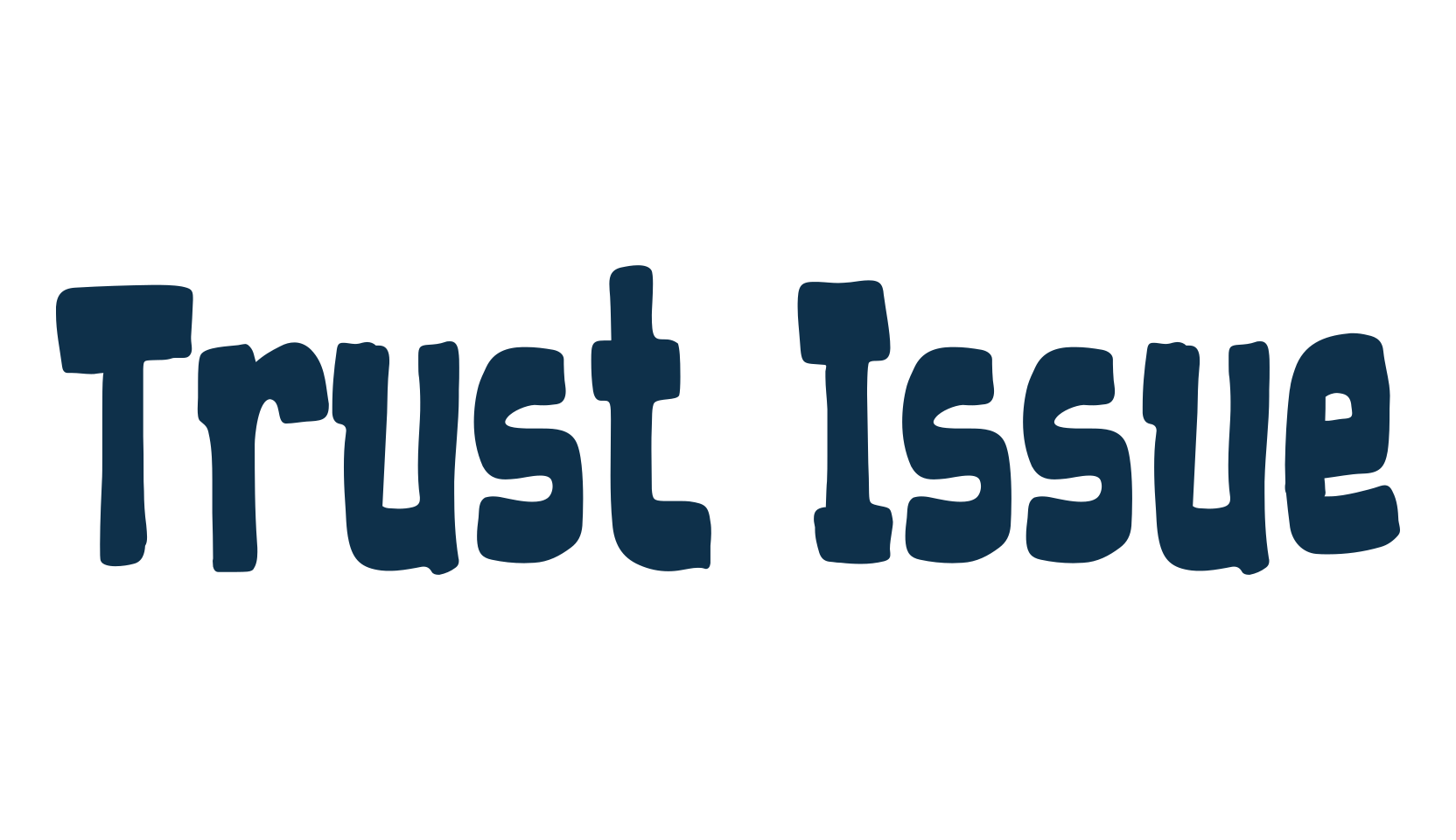 Trust Issue, fancy decorative font preview