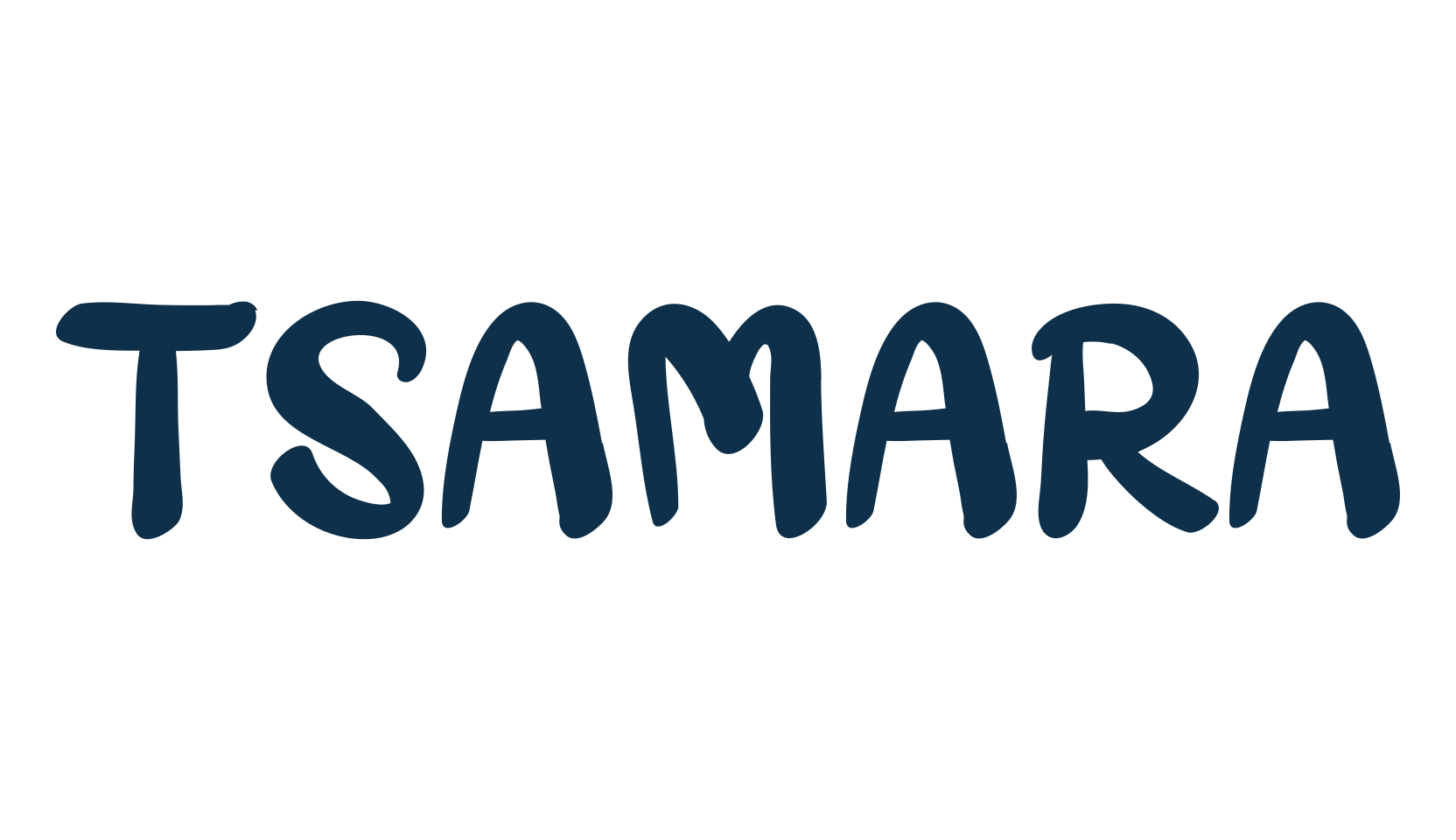 Tsamara, fancy decorative font preview