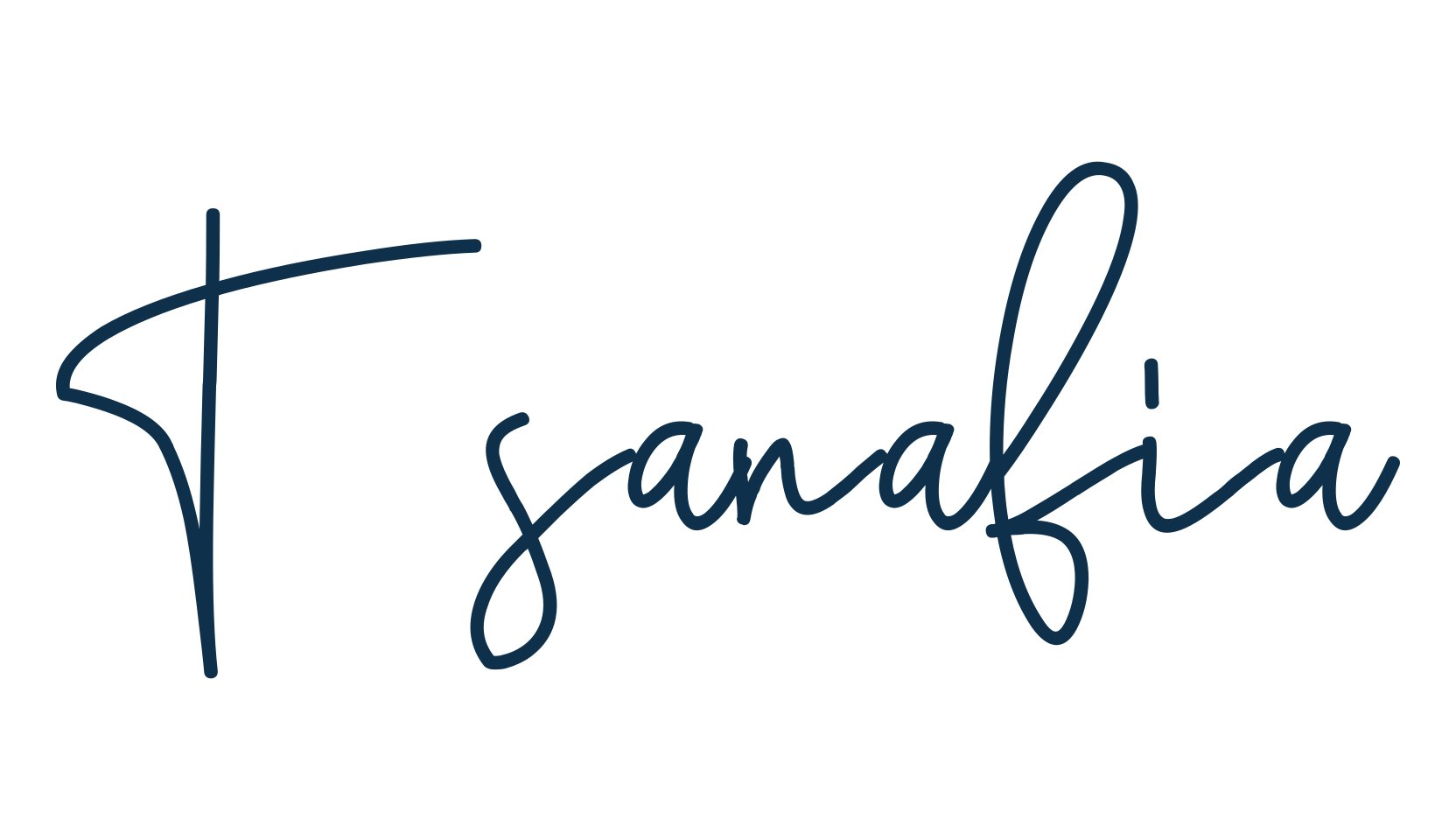 Tsanafia, script handwritten fancy decorative calligraphy font preview