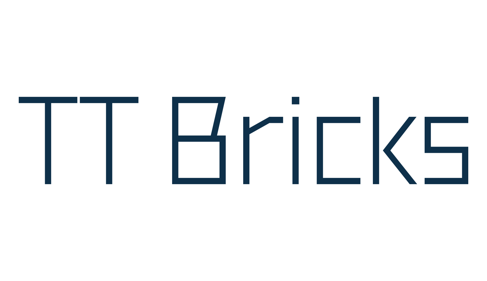TT Bricks, square font preview