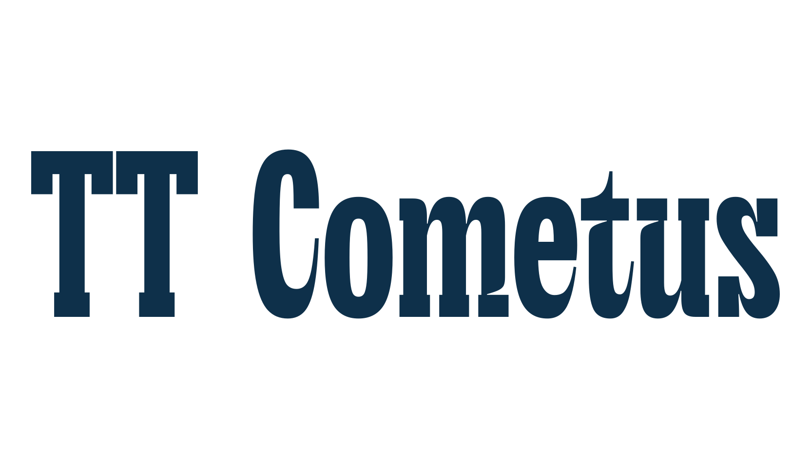 TT Cometus, serif font preview