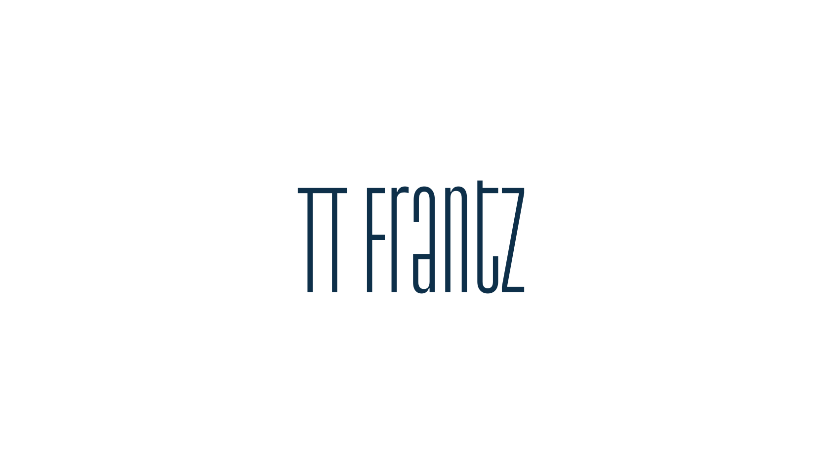 TT Frantz, sans serif font preview