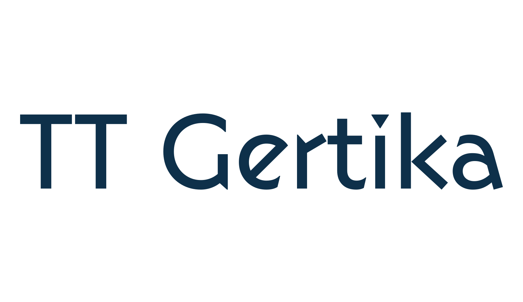 TT Gertika, basic sans serif font preview