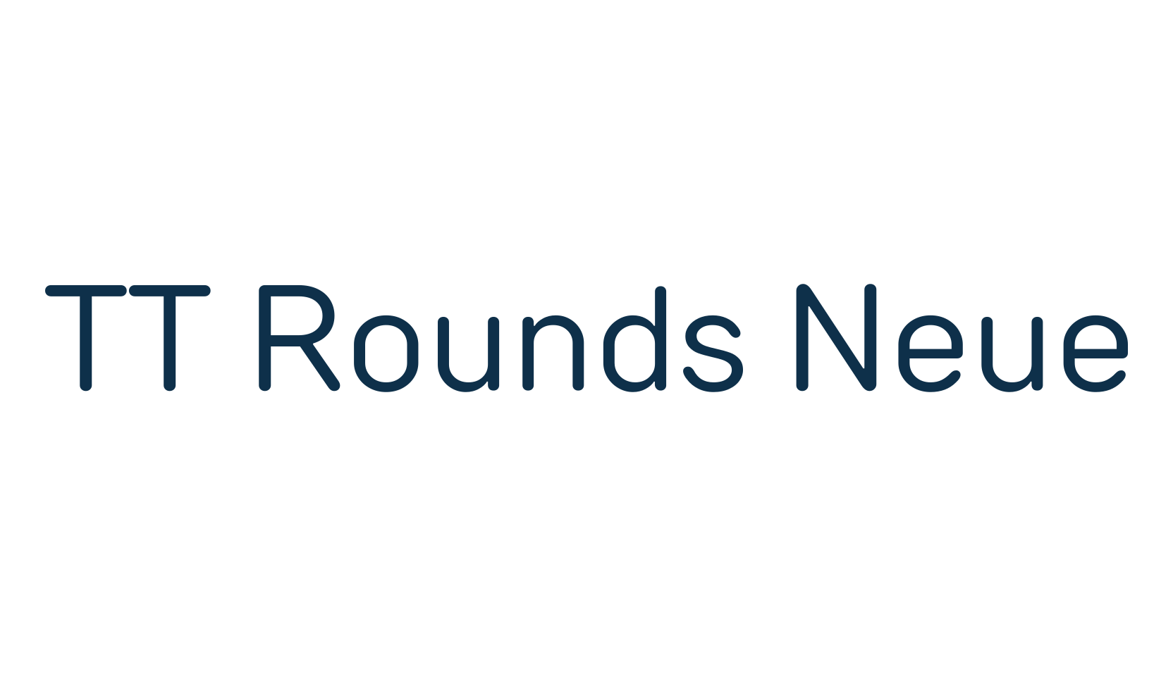 TT Rounds Neue, sans serif font preview