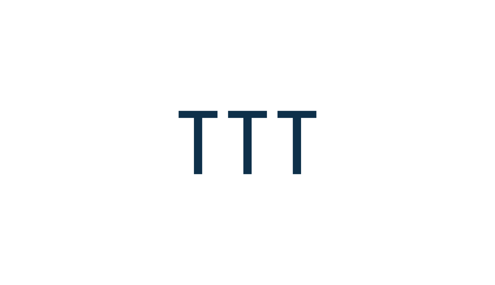 TTT, basic sans serif font preview