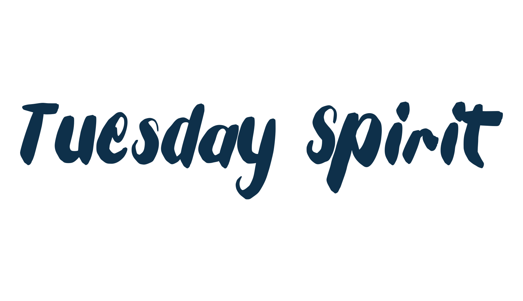 Tuesday Spirit, fancy decorative font preview