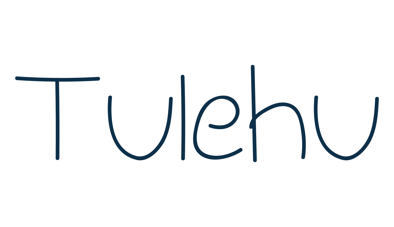 Tulehu, handwriting font preview