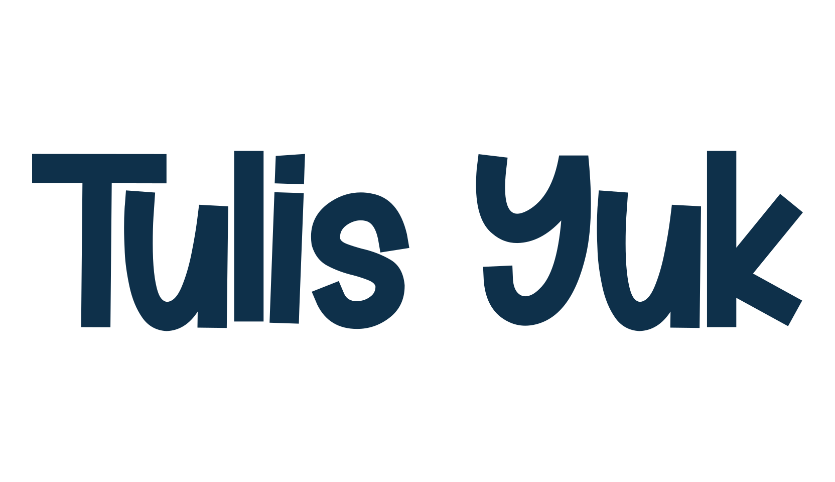 Tulis Yuk, cartoon font preview