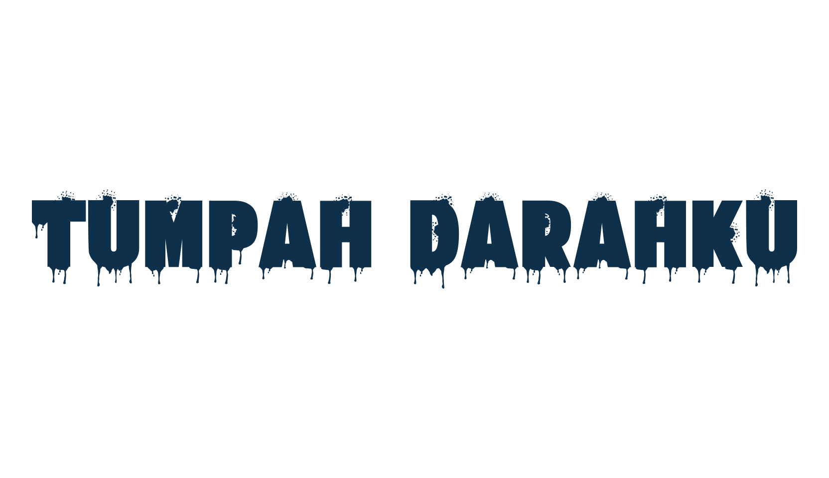 Tumpah Darahku, halloween font preview