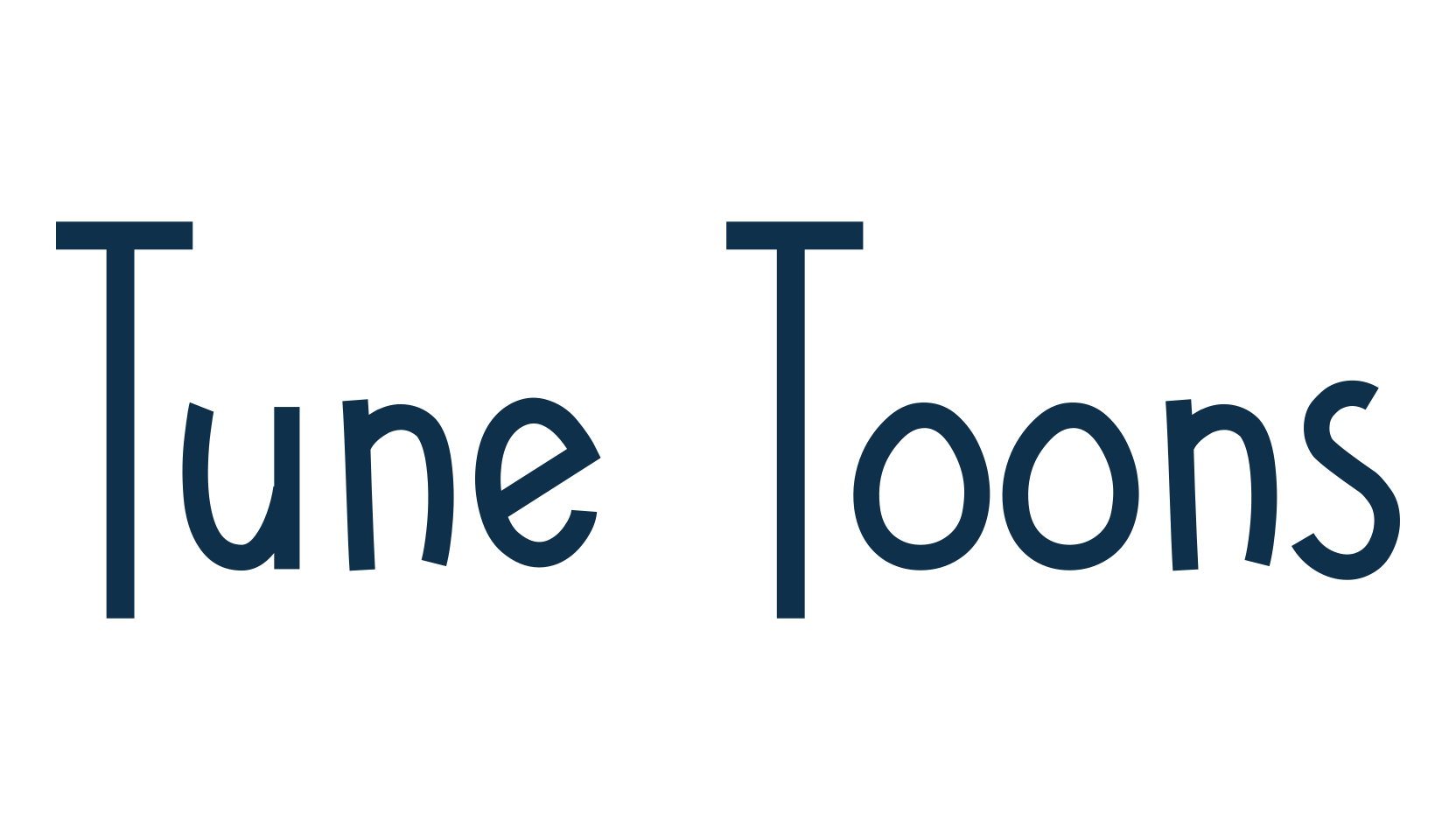 Tune Toons, cartoon font preview