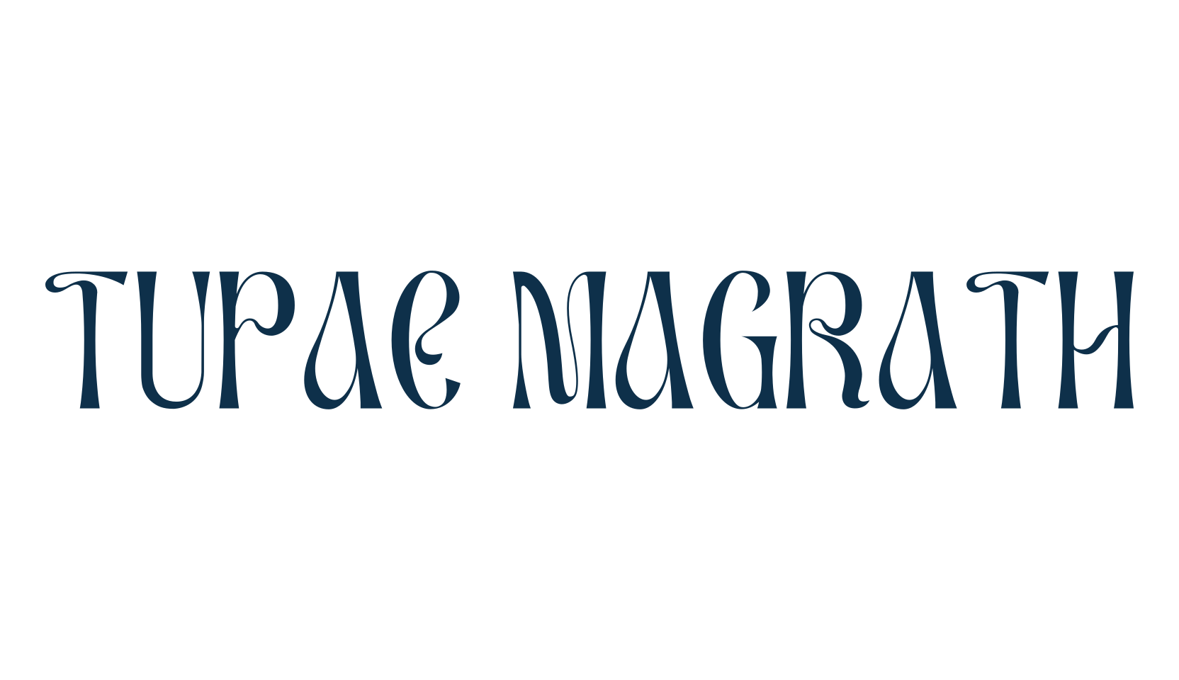 Tupac Magrath, retro font preview