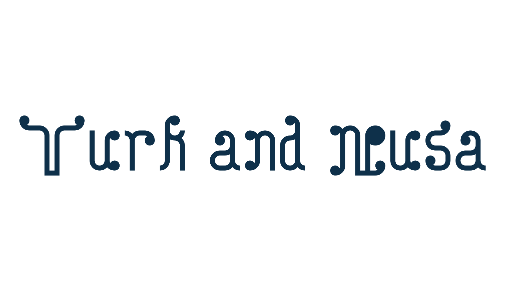 Turk and Nusa, fancy various foreign look font preview